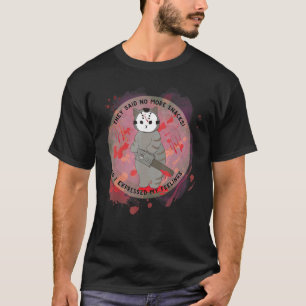 Katzenhorror, das über Diäten scherzt T-Shirt