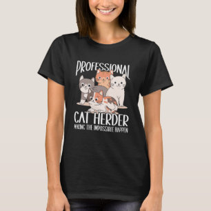 Katzenhüter-Meister Professioneller Katzenhüter T-Shirt