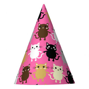Katzeniedlicher Kitty-buntes 1. Partyhütchen