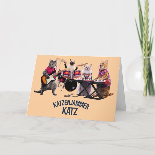 Katzenjammer Katz Karte (Vorderseite)