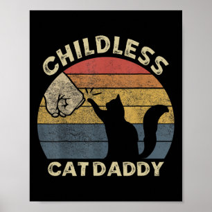 Katzenjung Daddy 2024 für Präsident Matching Pa Poster