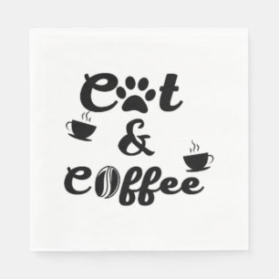 Katzenkaffee Serviette