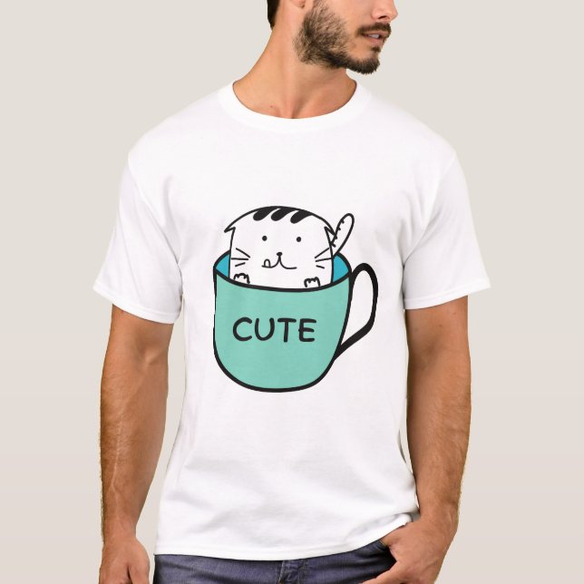 Katzenkaffee T-Shirt (Vorderseite)