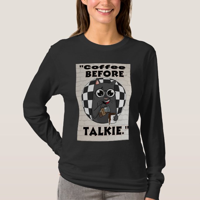 Katzenkaffee T-Shirt (Vorderseite)