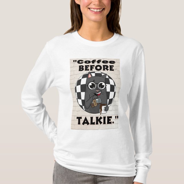 Katzenkaffee T-Shirt (Vorderseite)