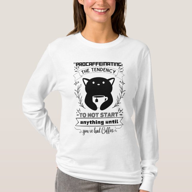 Katzenkaffee T-Shirt (Vorderseite)