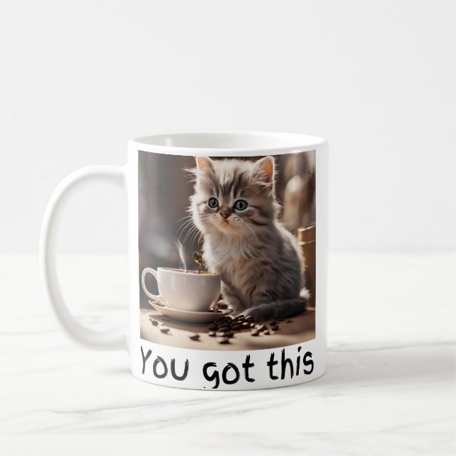Katzenkaffee-Tasse Kaffeetasse (Links)