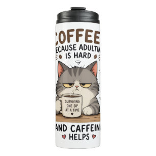 Katzenkaffee thermosbecher