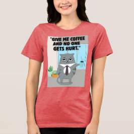 Katzenkaffee Tri-Blend Shirt