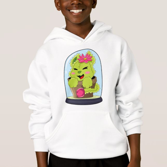 Katzenkaktus Hoodie (Vorderseite)