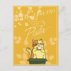 Katzenkalender 2025 Postkarte