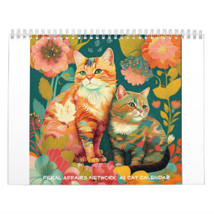 Katzenkalender des Hafennetzes Kalender