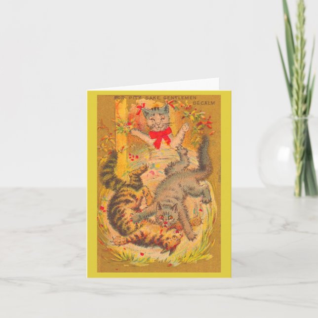 Katzenkampf (Vorderseite)