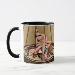 KATZENKAMPF IN EINEM TIPI TASSE