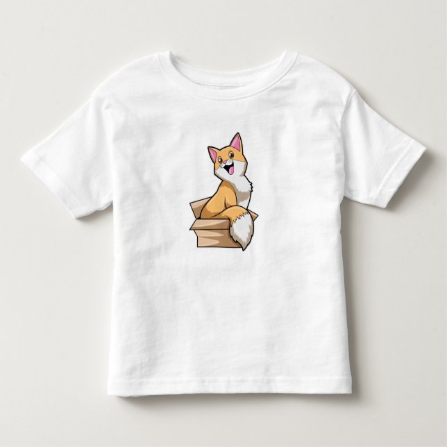 Katzenkasten Kleinkind T-shirt (Vorderseite)