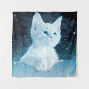 Katzenkätzchen Kunst Tierwelt Wandteppich