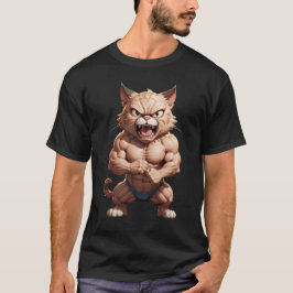 Katzenkätzchen niedliche lustige, wütende Katze T-Shirt