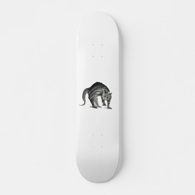Katzenkatze abstrakt skateboard (Vorne)