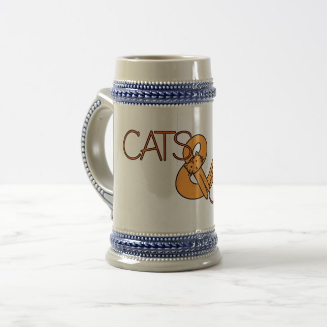 Katzenkatze! Bierglas (Vorderseite Links)