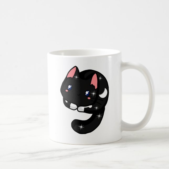 Katzenkatze für Katzen- und Star-Liebhaber Kaffeetasse (Rechts)