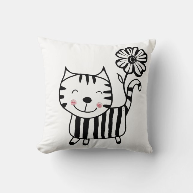 Katzenkatze Kissen (Vorderseite)