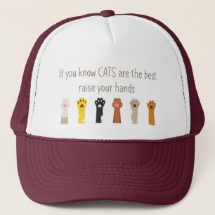 Katzenkatze Know Katzen sind die besten Truckerkappe