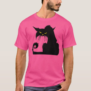 Katzenkatze mit gelben Augen T-Shirt