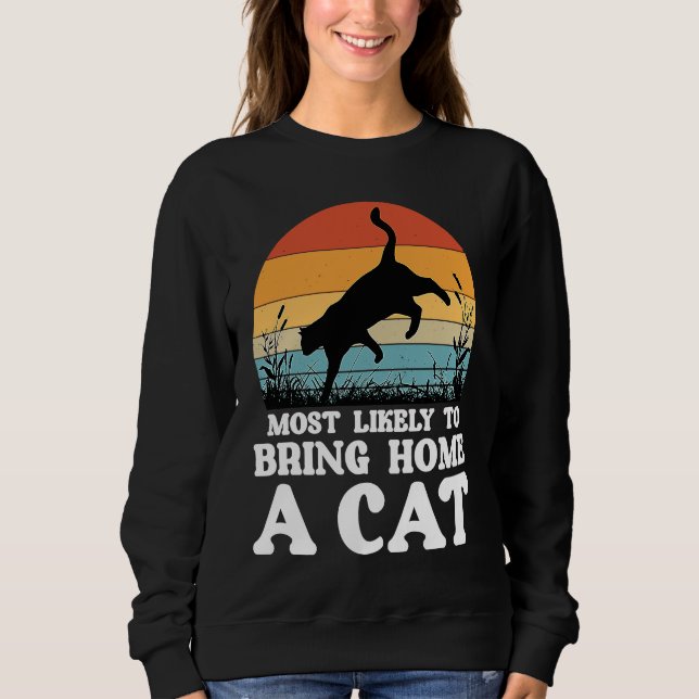 Katzenkatzen Kater Kater 1 Sweatshirt (Vorderseite)