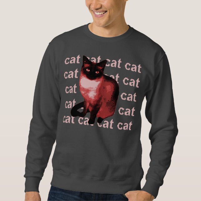 Katzenkatzen-Katzenkatze Sweatshirt (Vorderseite)
