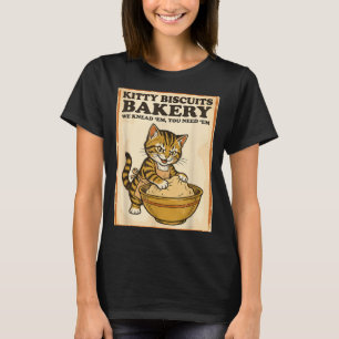 Katzenkekse Bäckerei lustige Katze knetet Teig Mem T-Shirt