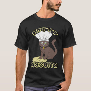 Katzenkekse Katze Knetet Teig Chef Katze T-Shirt