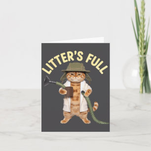 Katzenkiste Voll Lustige Katzen Parodie Weihnachts Karte