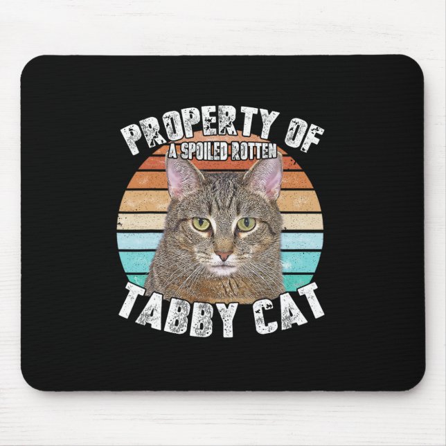 Katzenklatsche Funny Cat Lover Geschenke für Männe Mousepad (Vorne)