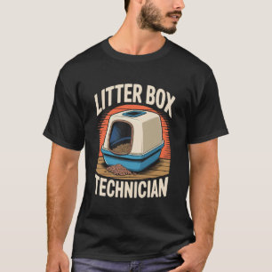 Katzenklo-Techniker Katzenliebhaber Katze 1 T-Shirt