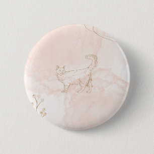 Katzenknopf Button