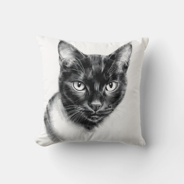 Katzenkohle Kissen (Vorderseite)