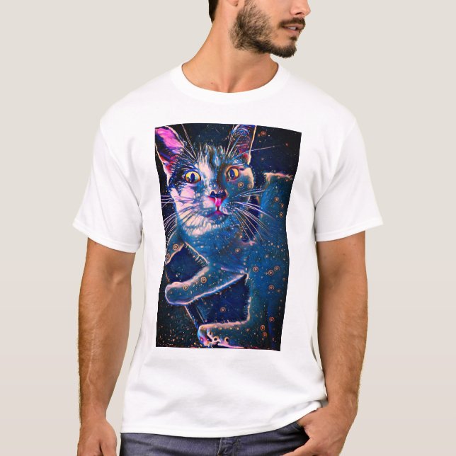 Katzenkonstellation T-Shirt (Vorderseite)