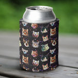 Katzenköpfe im Weltraum Funny Galaxy Muster Dosenkühler<br><div class="desc">Wie sind die Katzen im Weltraum gelandet? Warum sind sie nur Köpfe? Warum haben sie alle ein Gefühl des Staunens auf ihren niedlichen kleinen Gesichtern, als wären sie in Ehrfurcht vor den Galaxien und Nebel und glänzenden funkelnden Sternen, die sie zweifellos weit draußen beobachten? Niemand weiß es. Und doch sind...</div>