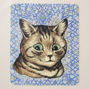 Katzenkopfzeichnung von Louis Wain Sherpadecke