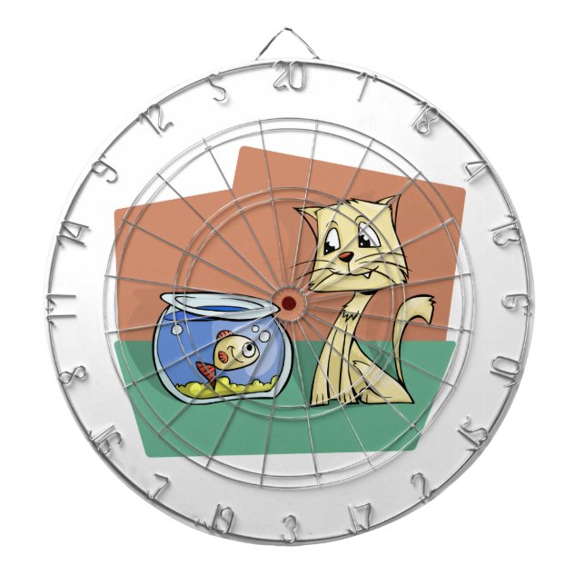 Katzenkratzer Dartscheibe (vorne)