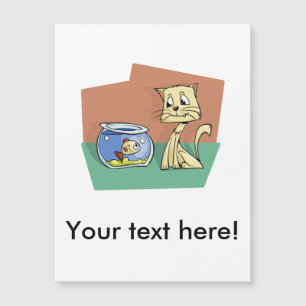 Katzenkratzer Magnetkarte