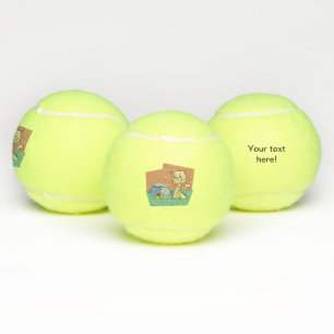 Katzenkratzer Tennisbälle