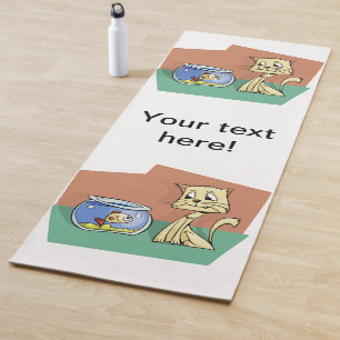 Katzenkratzer Yogamatte