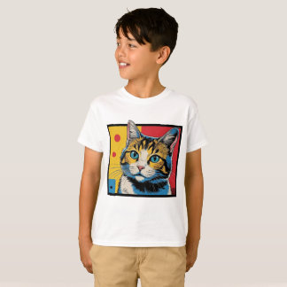 Katzenkunst-Design #1 T-Shirt