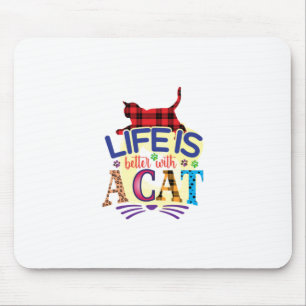Katzenkunst ist besser mit Katze Mousepad