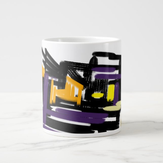 Katzenkürbis Jumbo-Tasse (Vorderseite)