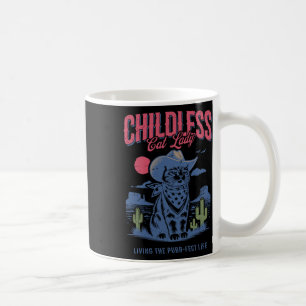 Katzenlady für Kamala Harris Katzenliebhaber Cowbo Kaffeetasse