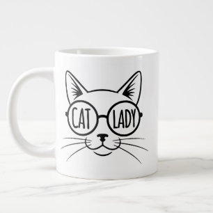 Katzenlady Jumbo-Tasse