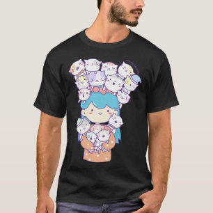Katzenlady Ms Blueberry Monkimonk Katzenfan Katze T-Shirt