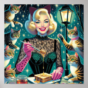 Katzenlady Poster